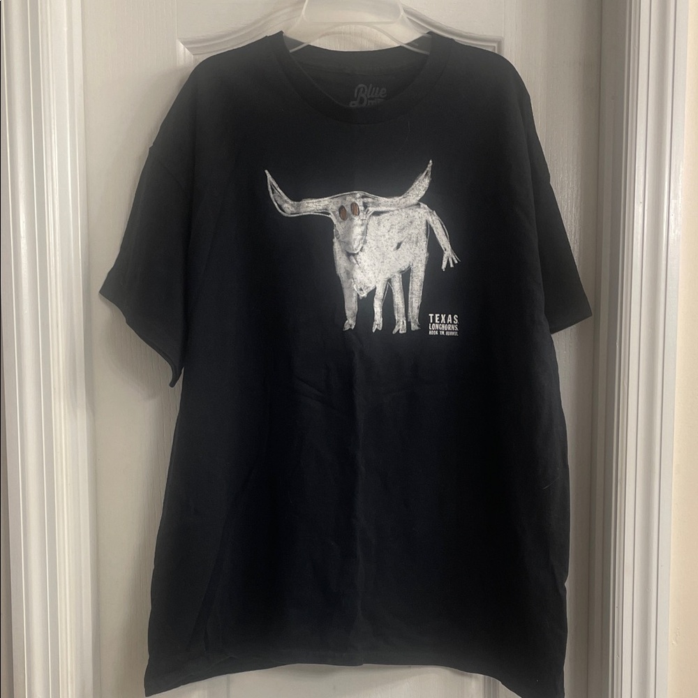 Blue 84 Black Texas Longhorn Tee